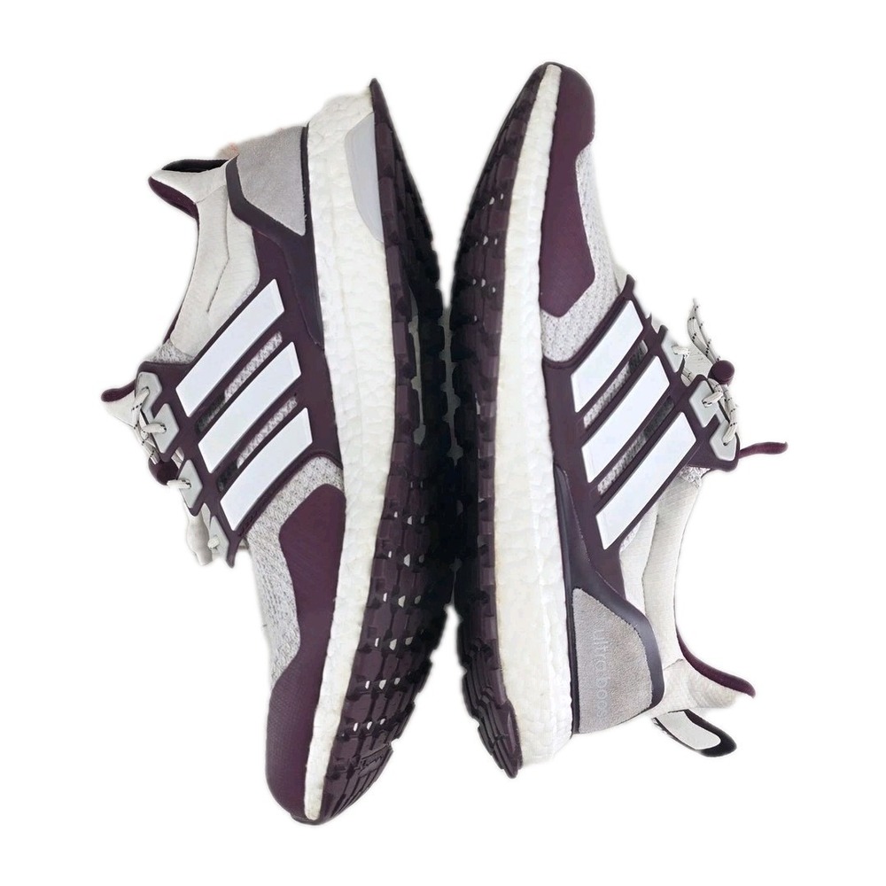 Adidas Ultraboost DNA Texas A&M College Station Shoes Mens 10.5 Maroon White - Picture 8 of 12